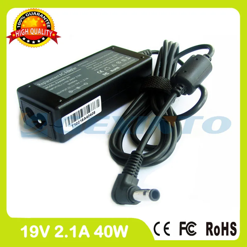 19V 2.1A 40W ac adapter ADP-40MH AB BA44-00313A laptop charger for Samsung NF110 NF208 NF210 NF310 Q1 Ultra Q1-900 Casomii
19V 2.1A 40W ac adapter ADP-40MH AB BA44-00313A laptop charger for Samsung NF110 NF208 NF210 NF310 Q1 Ultra Q1-900 Casomii