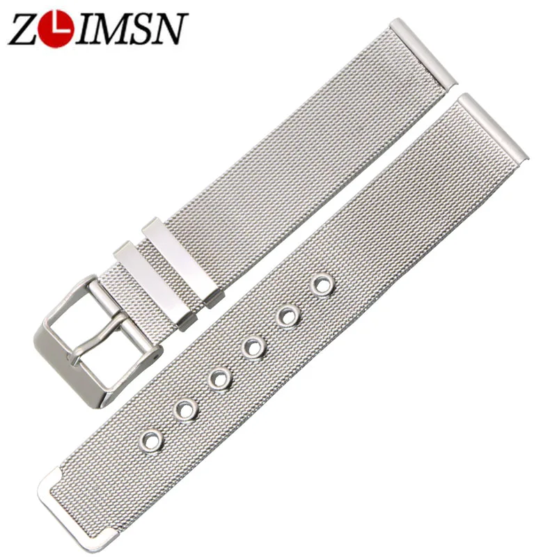 ZLIMSN Milanese 316L Stainless Steel Mesh Watch Bands Straps Replacement Bracelets 12 14 16 18 20mm Silver Watchbands
ZLIMSN Milanese 316L Stainless Steel Mesh Watch Bands Straps Replacement Bracelets 12 14 16 18 20mm Silver Watchbands