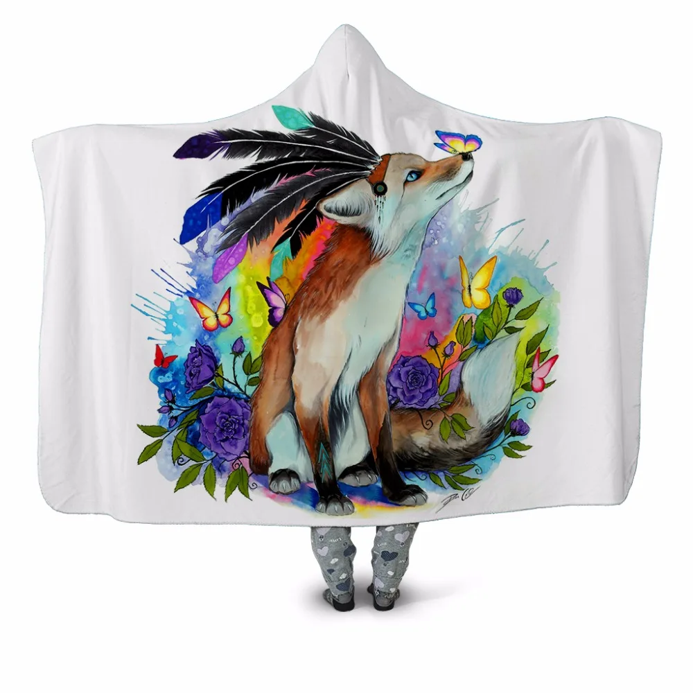 Fuchs Friends Fox Printed Hooded Blanket Couch Quilt Cover Youth Travel Velvet Plush Throw Fleece Blanket Bedspread Home Office
Fuchs Friends Fox Printed Hooded Blanket Couch Quilt Cover Youth Travel Velvet Plush Throw Fleece Blanket Bedspread Home Office