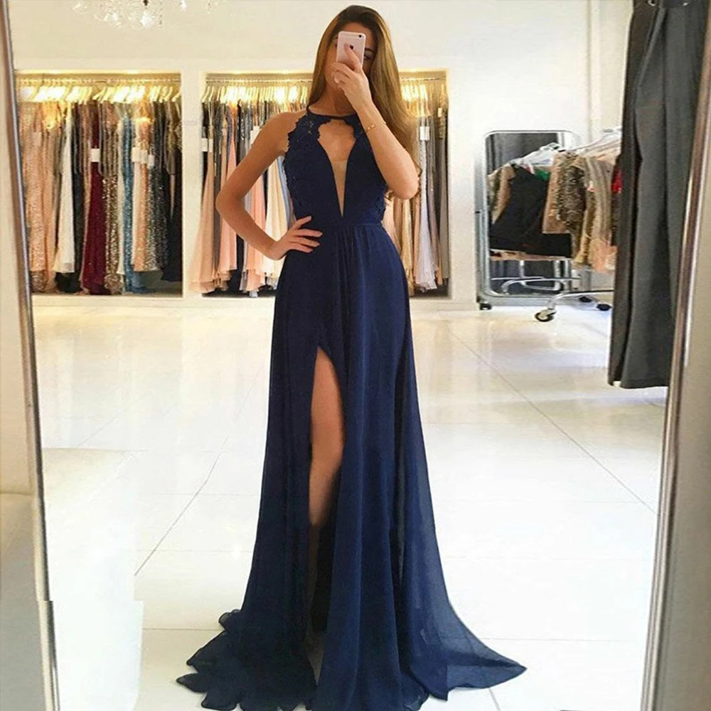 Bbonlinedress шифоновое платье для выпускного вечера с кружевами сексуальное с открытой спиной вечернее платье темно-синего цвета Горячая Распро...
Bbonlinedress шифоновое платье для выпускного вечера с кружевами сексуальное с открытой спиной вечернее платье темно-синего цвета Горячая Распро...