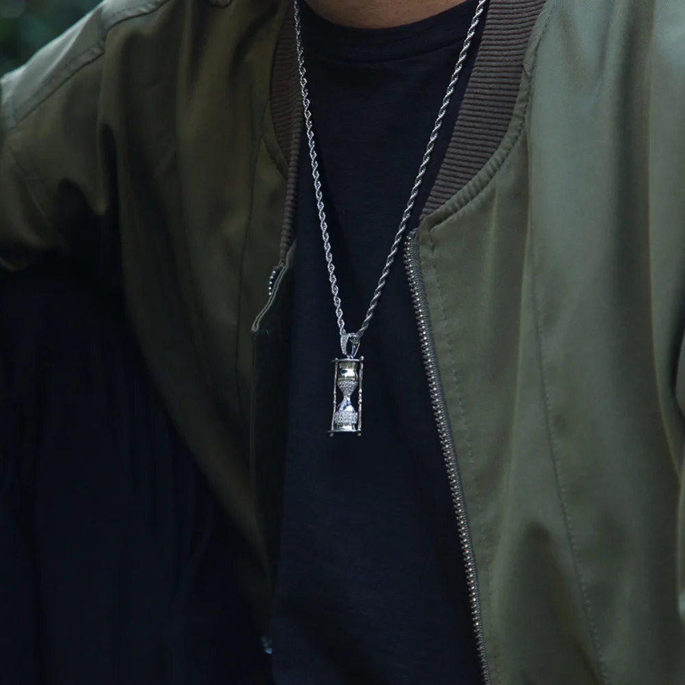 Hip Hop Full AAA CZ Zircon Paved Bling Iced Out Timer Hourglass Pendants Necklace Men Rapper Jewelry Gold Color Drop Shipping
Hip Hop Full AAA CZ Zircon Paved Bling Iced Out Timer Hourglass Pendants Necklace Men Rapper Jewelry Gold Color Drop Shipping