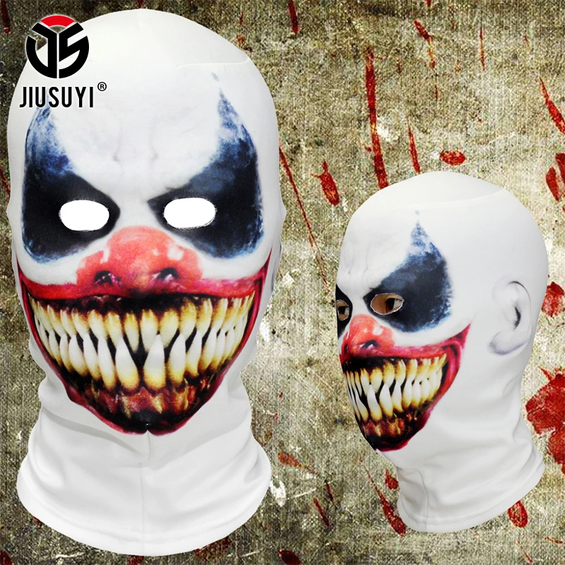 Злой страшный клоун 3D Demon Horror Smile Killer кукольный Джокер Хэллоуин вечерние