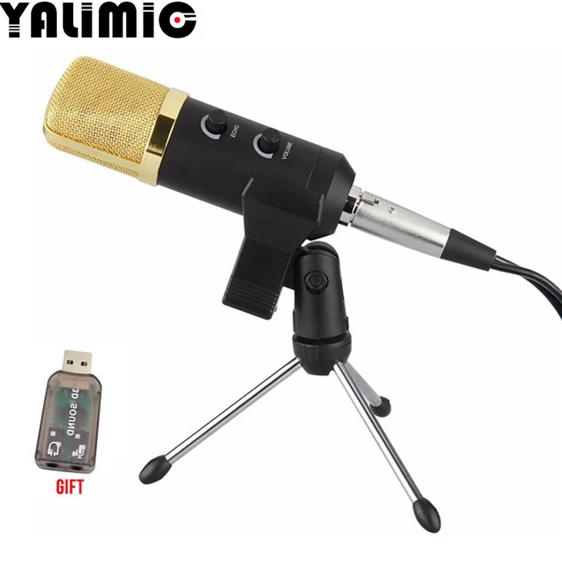 MK -F100TL Wired microphone USB Condenser Sound Recording Mic with Stand for Chatting Singing Karaoke Laptop Skype
MK -F100TL Wired microphone USB Condenser Sound Recording Mic with Stand for Chatting Singing Karaoke Laptop Skype