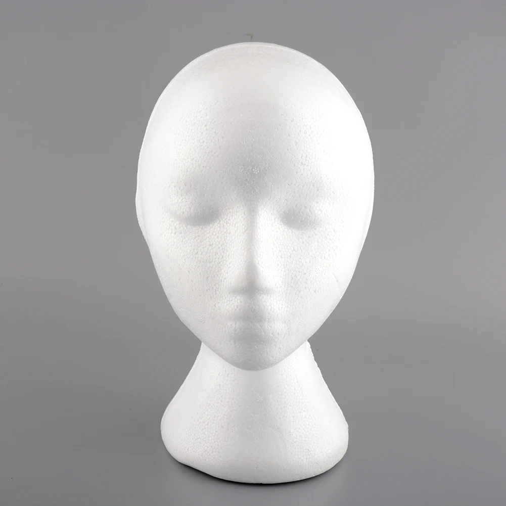 Portable Practice Head Foam Wig Head White Female Foam Manikin Head Model Wig Stand Hat Headwear Displaying Foam Mannequin Head
Portable Practice Head Foam Wig Head White Female Foam Manikin Head Model Wig Stand Hat Headwear Displaying Foam Mannequin Head