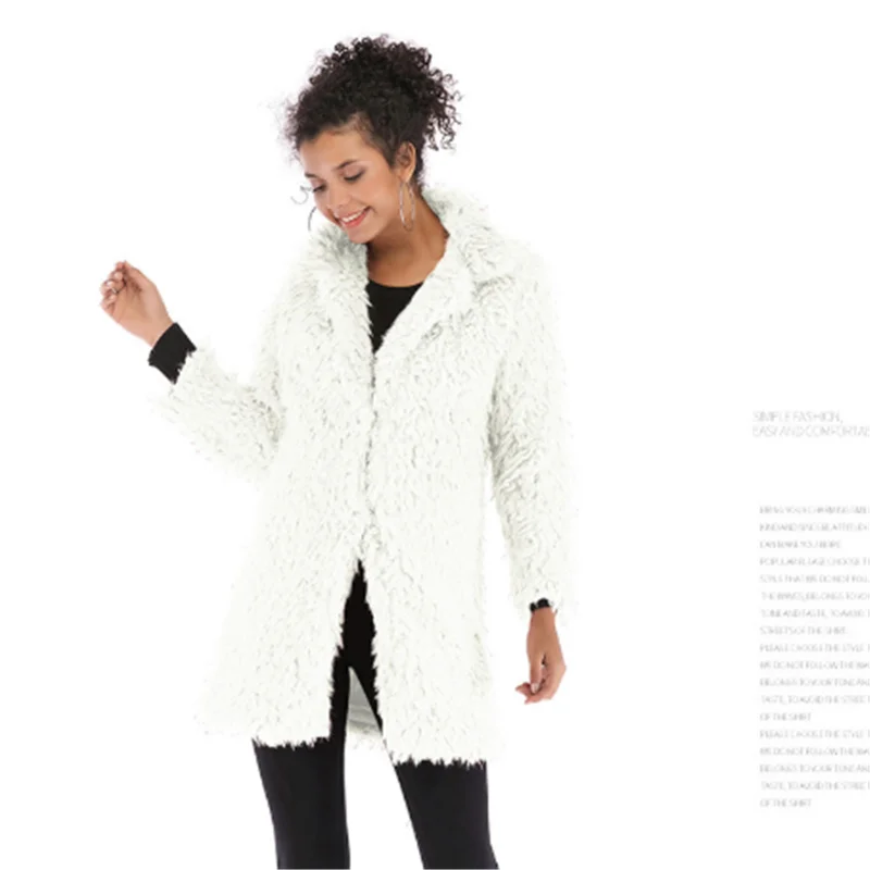 Covered Button Black Piece Casual Fashion Coat Plus Size 2019 Slim Solid Long Winter Coat Women
Covered Button Black Piece Casual Fashion Coat Plus Size 2019 Slim Solid Long Winter Coat Women