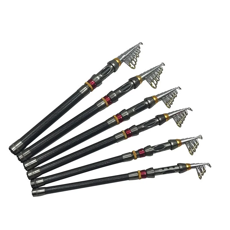 Carbon Portable Fiber Telescopic Fishing Rod Spinning Pole Hand Fishing Tackle Sea Ocean Rod 1.8- 3.6M Fishing Rod
Carbon Portable Fiber Telescopic Fishing Rod Spinning Pole Hand Fishing Tackle Sea Ocean Rod 1.8- 3.6M Fishing Rod
