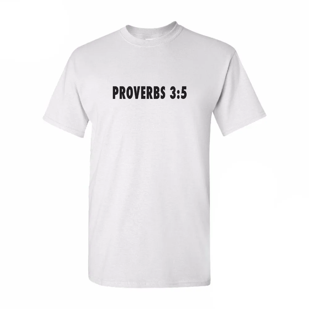 Christian T-Shirt Proverbs Bible Verse Jesus Christ Religion Gift Summer Style Fashion Men Men Casual Tees Novelty T Shirts
Christian T-Shirt Proverbs Bible Verse Jesus Christ Religion Gift Summer Style Fashion Men Men Casual Tees Novelty T Shirts