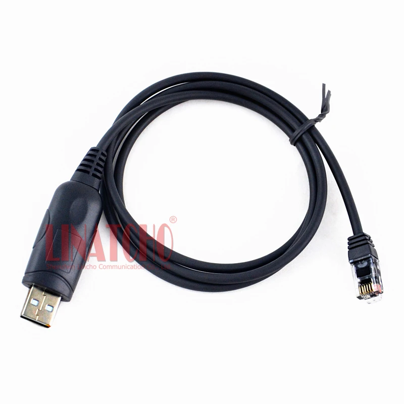 Фото USB Кабель для программирования RJ 12 6 контактный jack автомобильного радиоприемника