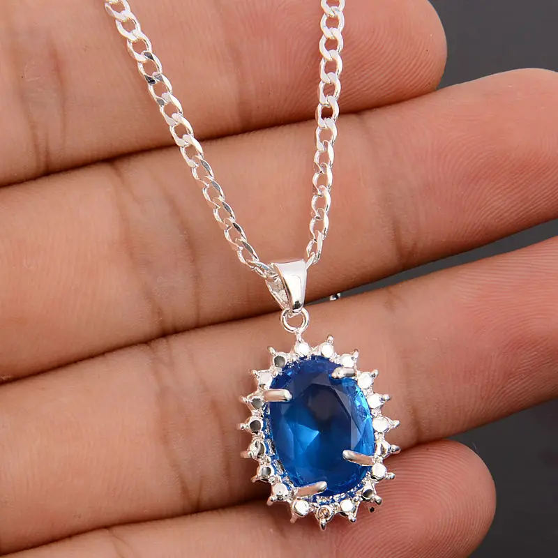 VNFURU Wholesale New Cubic Zirconia Pendants 2019 Hot Sale Silver Color Blue Pendant Factory Price New Design Pendant For Women
VNFURU Wholesale New Cubic Zirconia Pendants 2019 Hot Sale Silver Color Blue Pendant Factory Price New Design Pendant For Women