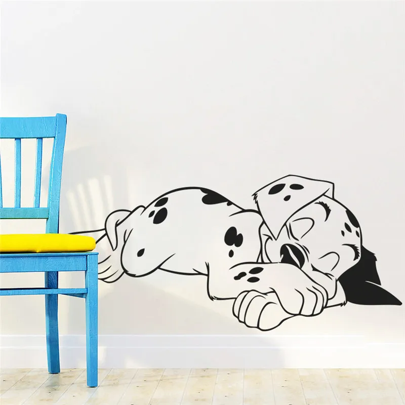 Lovely Sweet Dream Dalmatian Dogs Wall Stickers Pet Puppy Vinyl Wall Decal Mural Poster Children Nursery Kids Bedroom Decor
Lovely Sweet Dream Dalmatian Dogs Wall Stickers Pet Puppy Vinyl Wall Decal Mural Poster Children Nursery Kids Bedroom Decor