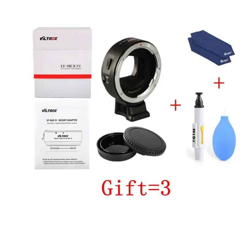 Viltrox EF-NEX IV Auto Focus Lens Adapter for Canon EOS EF EF-S Lens to Sony E NEX Full Frame A9 AII7 A7RII A7SII A6500 A6300
Viltrox EF-NEX IV Auto Focus Lens Adapter for Canon EOS EF EF-S Lens to Sony E NEX Full Frame A9 AII7 A7RII A7SII A6500 A6300
