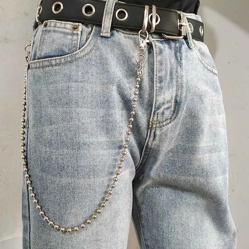 Ball Metal Trousers Chain For Jeans Pants 51cm Punk Men Wallet Belt Chain Fashion Jewelry For Men Women Trinket
Ball Metal Trousers Chain For Jeans Pants 51cm Punk Men Wallet Belt Chain Fashion Jewelry For Men Women Trinket