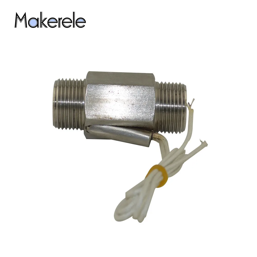 110V Water Flow Sensor Switch 3/4" Thread Stainless Steel Piston Flow Sensor Magnetic Liquid MK-PFS5 Water Level Controller
110V Water Flow Sensor Switch 3/4" Thread Stainless Steel Piston Flow Sensor Magnetic Liquid MK-PFS5 Water Level Controller