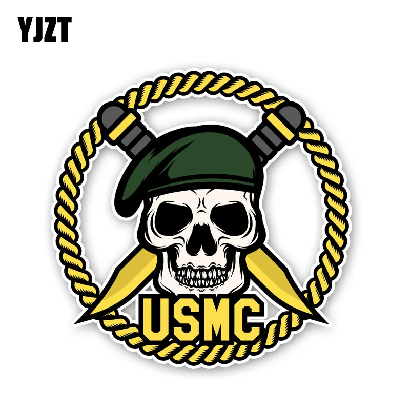 YJZT 12,5 см * 12,5 см креативная USMC наклейка на голову черепа Автомобильная Наклейка Шлем Аксессуары 6-2463
YJZT 12,5 см * 12,5 см креативная USMC наклейка на голову черепа Автомобильная Наклейка Шлем Аксессуары 6-2463