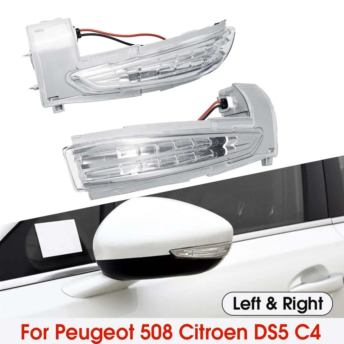1Pair Car Wing Mirror Indicator Repeater Left and Right Side 6325J5 6325J4 For Peugeot 508 for Citroen DS5 C4
1Pair Car Wing Mirror Indicator Repeater Left and Right Side 6325J5 6325J4 For Peugeot 508 for Citroen DS5 C4