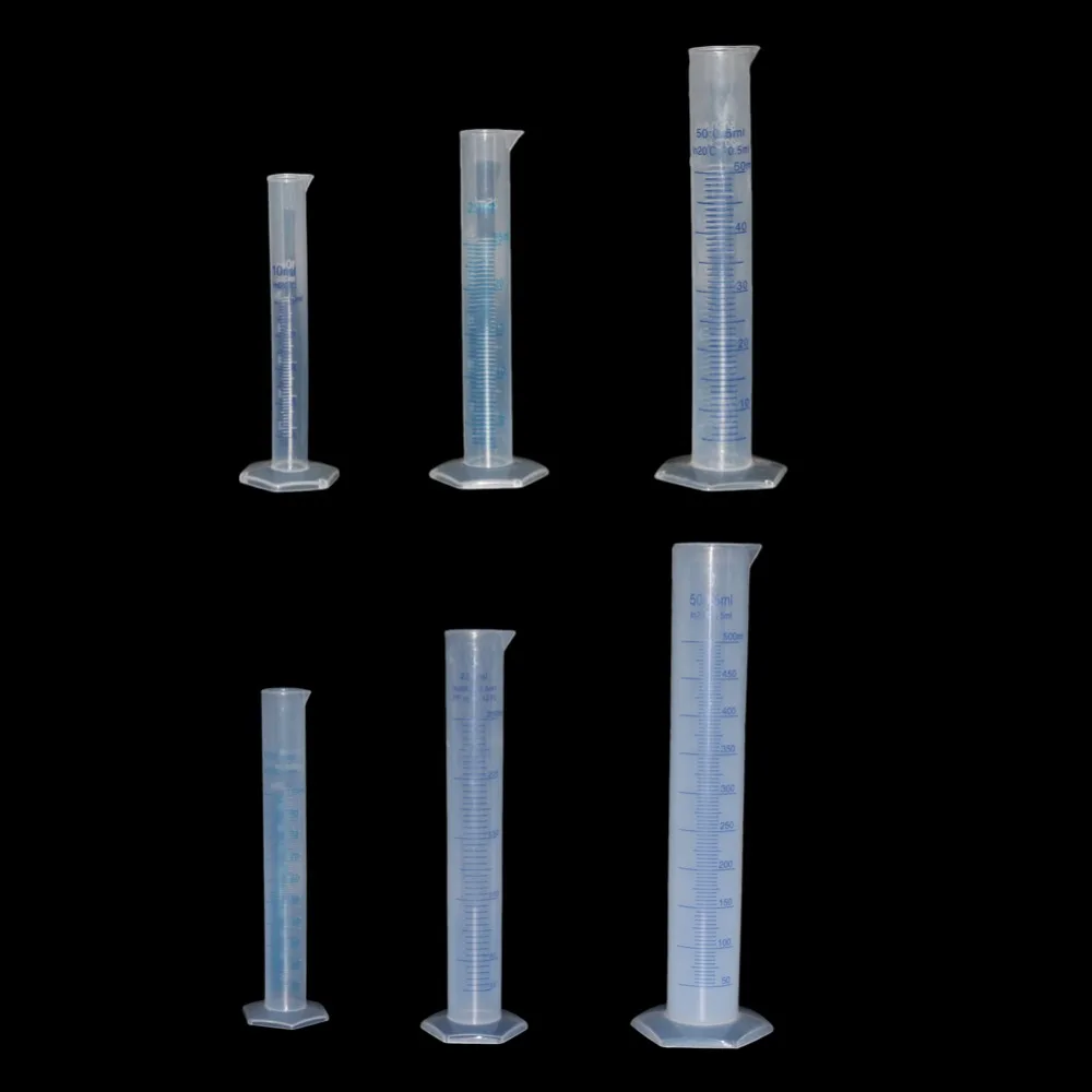 Clear White Plastic Liquid Measurement Graduated Cylinder for Lab Supplies Laboratory Tools 10ml,25ml,50ml,100ml,250ml,500ml
Clear White Plastic Liquid Measurement Graduated Cylinder for Lab Supplies Laboratory Tools 10ml,25ml,50ml,100ml,250ml,500ml