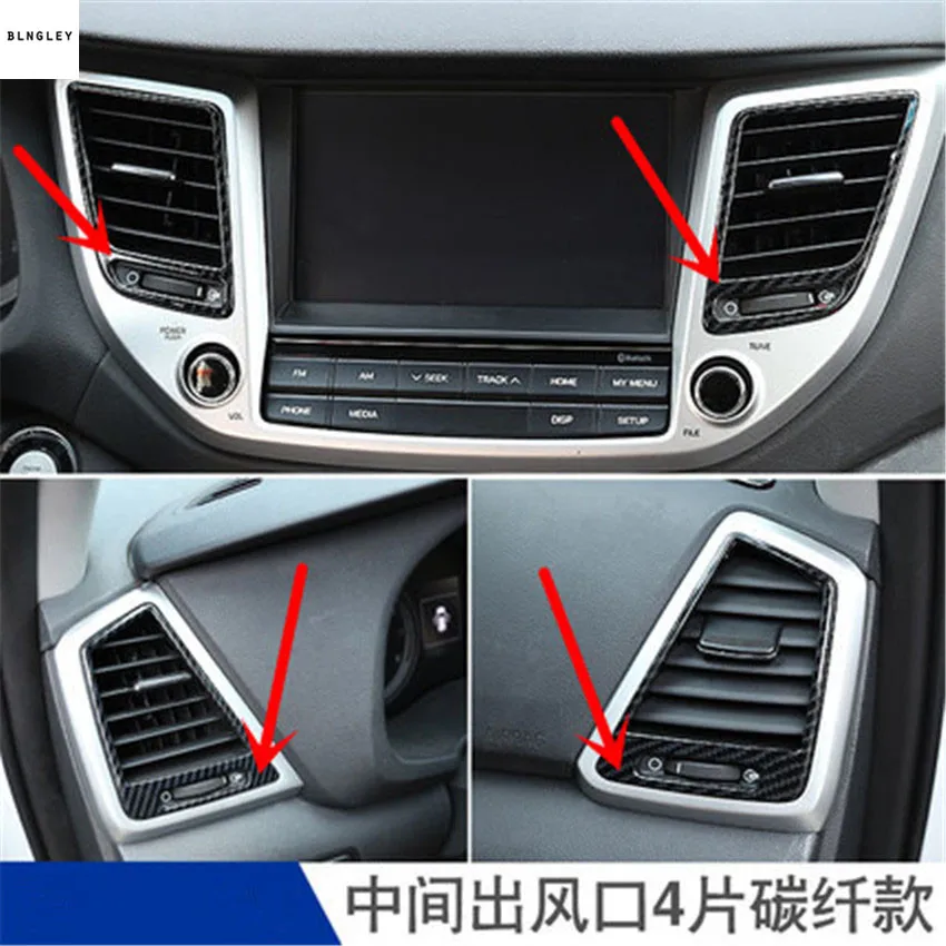 Free shipping 4pcs/lot stainless steel carbon fiber grain front air conditioning outlet decoration cover for 2018 hyundai Tucson
Free shipping 4pcs/lot stainless steel carbon fiber grain front air conditioning outlet decoration cover for 2018 hyundai Tucson