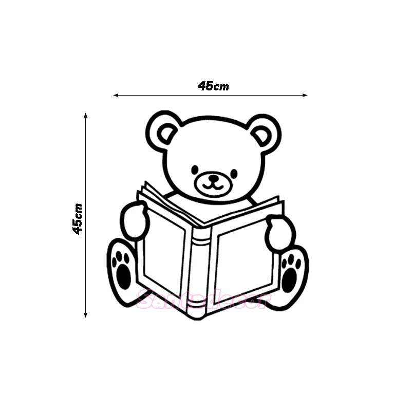 Cute Bear Book Study Cartoon Vinyl Wall Stickers Kids Room Home Decor Living Room Wall Decal Wall Art Poster House Decoration
Cute Bear Book Study Cartoon Vinyl Wall Stickers Kids Room Home Decor Living Room Wall Decal Wall Art Poster House Decoration
