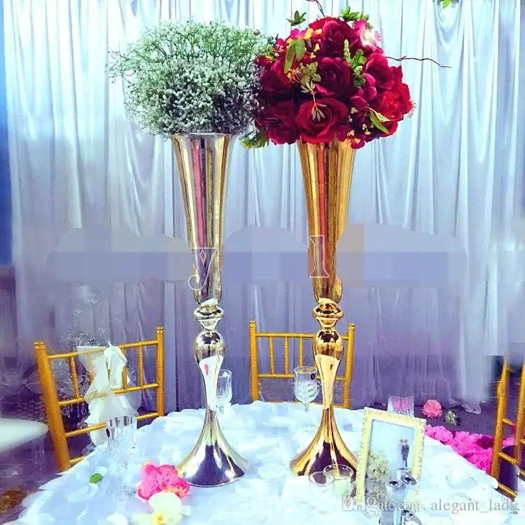 New Royal Gold Silver Tall Flower Vase Wedding Table Centerpieces Decor Party Road Lead Flower Holder Metal Flower Rack For DIY
New Royal Gold Silver Tall Flower Vase Wedding Table Centerpieces Decor Party Road Lead Flower Holder Metal Flower Rack For DIY