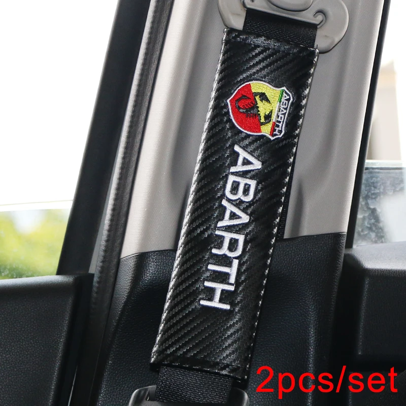 Фото 2 шт. чехол из углеродного волокна для fiat punto abarth 500 stilo ducato palio bravo doblo|Наклейки на