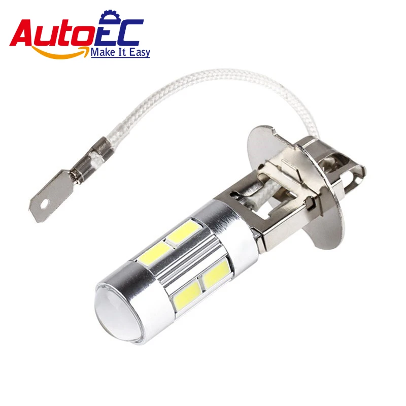 AutoEC 2x H3 светодиодных ламп супер яркий белый высокой мощности 10 SMD 5630 авто светодиодные лампы для автомобильных фар (Туман Сигнал поворота да...
AutoEC 2x H3 светодиодных ламп супер яркий белый высокой мощности 10 SMD 5630 авто светодиодные лампы для автомобильных фар (Туман Сигнал поворота да...