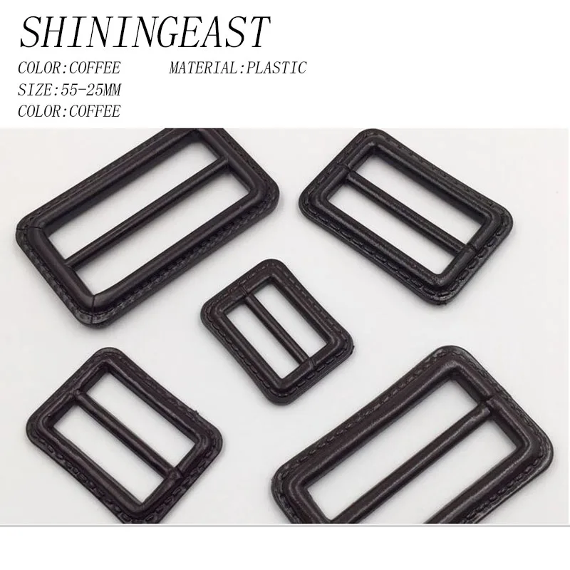 20pcs/lot 55*28-25*16mm coffee Rectangle plastic buckle for coat windbreaker belt luggage sleeve diy craft accessories 1871
20pcs/lot 55*28-25*16mm coffee Rectangle plastic buckle for coat windbreaker belt luggage sleeve diy craft accessories 1871