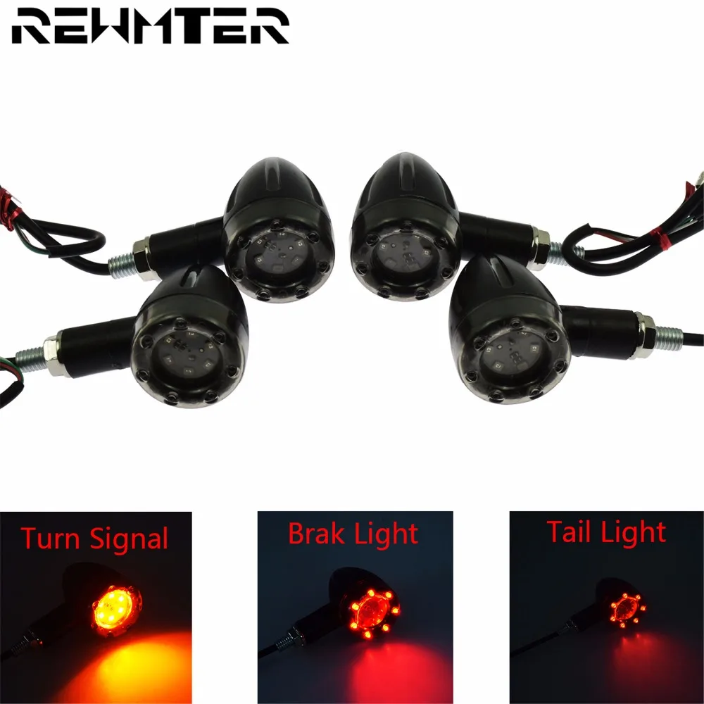 Universal Motorcycle Flasher Turn Signal Light LED Indicators Brake Light Tail Light 4pcs For Harley Cafe Racer XL For Kawasaki
Universal Motorcycle Flasher Turn Signal Light LED Indicators Brake Light Tail Light 4pcs For Harley Cafe Racer XL For Kawasaki