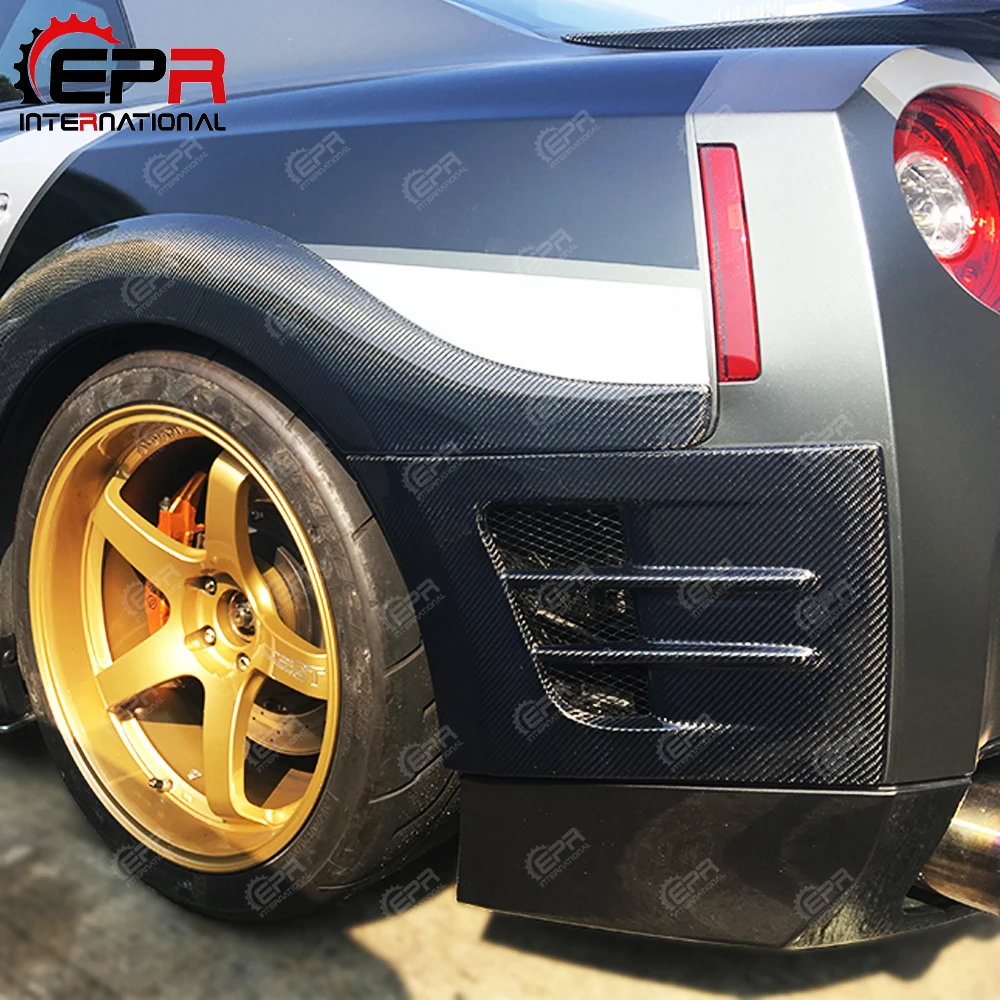 For Nissan R35 GTR TS Style Carbon Fiber Rear Fender Bumper Add On Glossy Finish GT-R Wheel Flare Arch Extension Trim Air Vent
For Nissan R35 GTR TS Style Carbon Fiber Rear Fender Bumper Add On Glossy Finish GT-R Wheel Flare Arch Extension Trim Air Vent