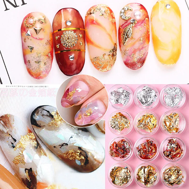 12 Jars/lot Mixed Color Nail Art Gold Silver Irregular Foil Paper Nail Art Stickers DIY Nail Art Silver Holo Foil Decal Decor
12 Jars/lot Mixed Color Nail Art Gold Silver Irregular Foil Paper Nail Art Stickers DIY Nail Art Silver Holo Foil Decal Decor