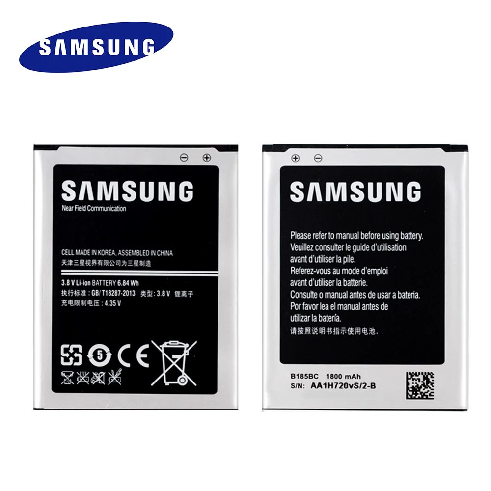 B185BE B185BC Newest Original Replacement Battery For Samsung Galaxy Core PLUS NFC G350 SM-G530 1800mAh Batteria +tracking no
B185BE B185BC Newest Original Replacement Battery For Samsung Galaxy Core PLUS NFC G350 SM-G530 1800mAh Batteria +tracking no