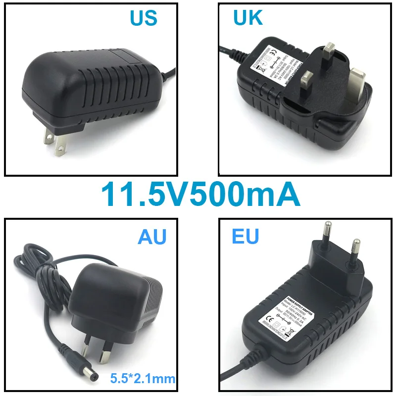 VORED Новый 11.5V500mA Универсальное зарядное устройство переключатель адаптер преобразователь US/EU/UK/AU разъем 5,5*2,1 мм Бесплатная доставка
VORED Новый 11.5V500mA Универсальное зарядное устройство переключатель адаптер преобразователь US/EU/UK/AU разъем 5,5*2,1 мм Бесплатная доставка