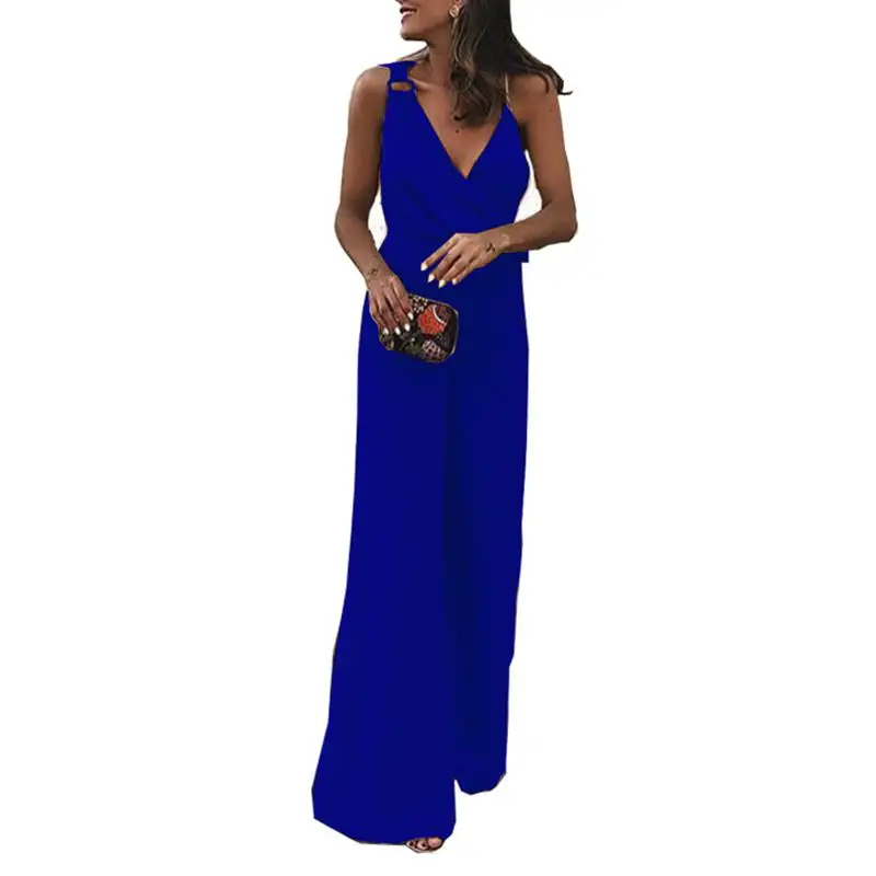 Sexy Off Shoulder Party Straps Jumpsuit Women Wide Leg Long Pants Solid Rompers V-Neck Elegant Jumpsuits For Women 2018 WS8766M
Sexy Off Shoulder Party Straps Jumpsuit Women Wide Leg Long Pants Solid Rompers V-Neck Elegant Jumpsuits For Women 2018 WS8766M