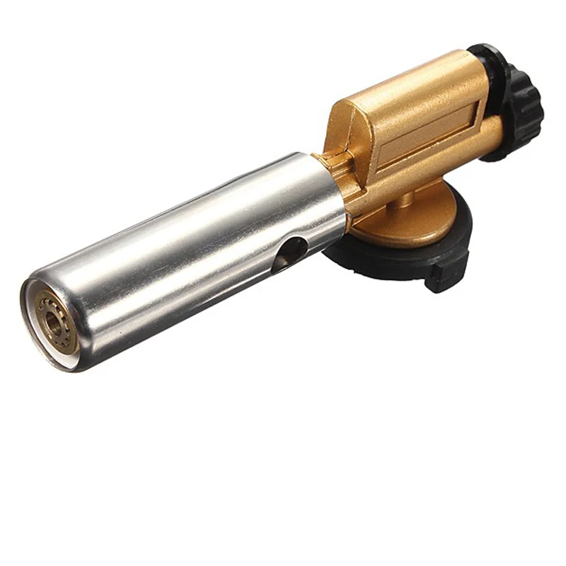 Electronic Ignition Copper Flame Butane Gas Gun Maker Torch Lighter For Outdoor Camping Picnic Cooking Welding Equipment
Electronic Ignition Copper Flame Butane Gas Gun Maker Torch Lighter For Outdoor Camping Picnic Cooking Welding Equipment
