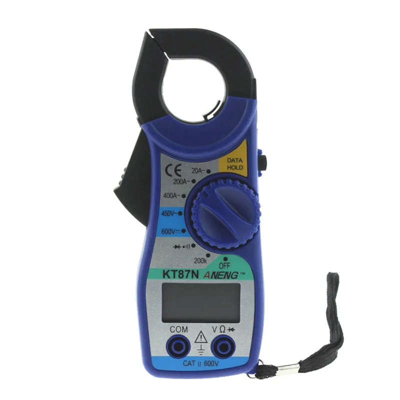 KT87N Digital Multimeter Amper Clamp Meter Current Clamp Pincers AC/DC Current Voltage Tester frequency counter Power Meter Test
KT87N Digital Multimeter Amper Clamp Meter Current Clamp Pincers AC/DC Current Voltage Tester frequency counter Power Meter Test