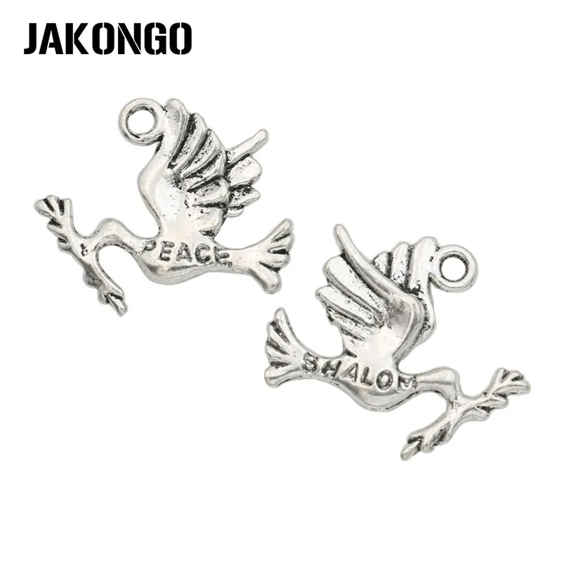 Antique Silver Plated Peace Dove Shalom Charm Pendants Connector Jewelry Accessories Making Bracelet Findings 18x20mm 15pcs/lot
Antique Silver Plated Peace Dove Shalom Charm Pendants Connector Jewelry Accessories Making Bracelet Findings 18x20mm 15pcs/lot