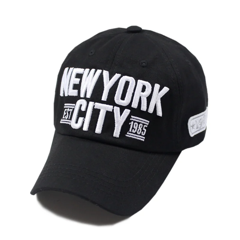 

NEW YORK City 1985 American Flag Baseball Hat Cap Cowboy Dad Hat Curved Ball Cap USA Distressed Vintage