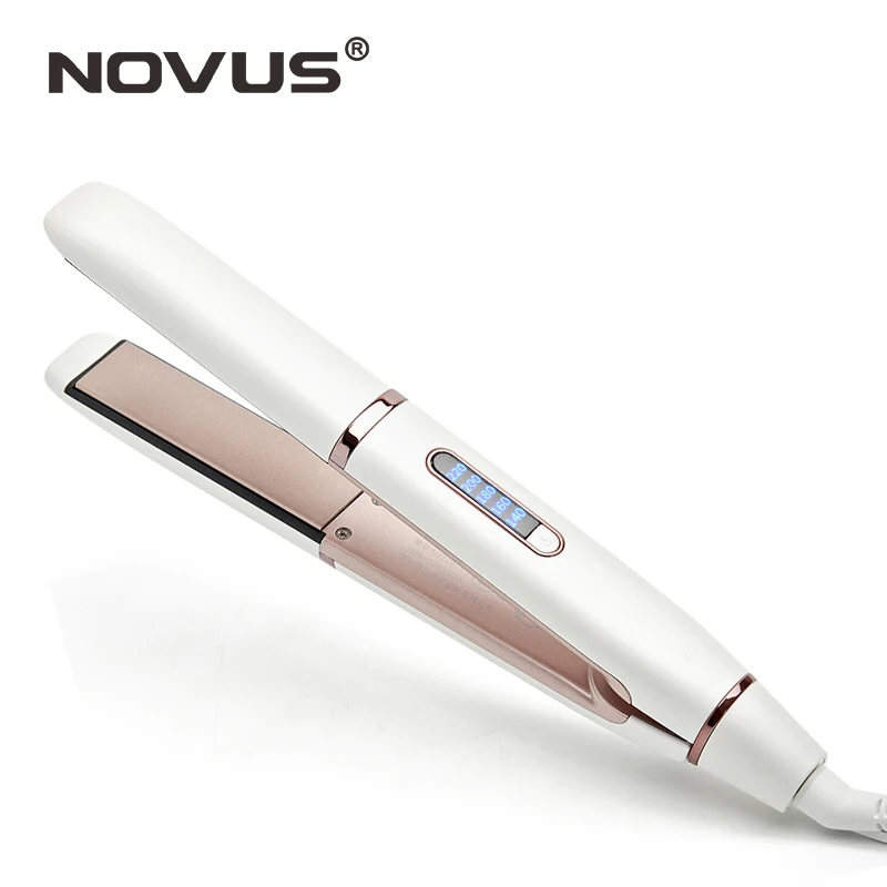NOVUS PRO Hair Straightener Ceramic Coating Plate Flat Iron with Digital Display Straightening Irons Chapinha Straight Hairstyle
NOVUS PRO Hair Straightener Ceramic Coating Plate Flat Iron with Digital Display Straightening Irons Chapinha Straight Hairstyle