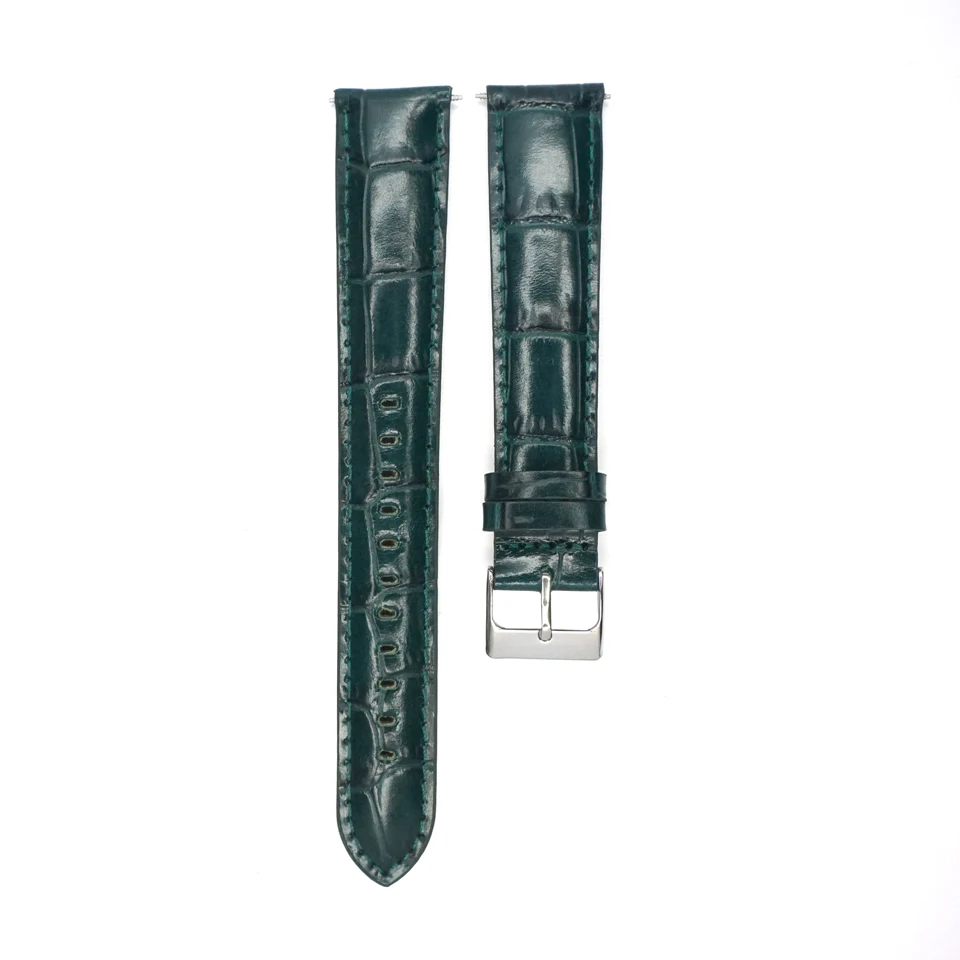 YQI 20mm Watch Strap Italian Calf Genuine Leather Watch Band Green Long Lengthen Extend Watches Belt for Biger wrist
YQI 20mm Watch Strap Italian Calf Genuine Leather Watch Band Green Long Lengthen Extend Watches Belt for Biger wrist