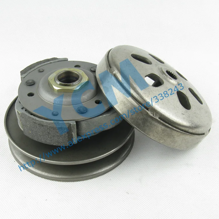 15mm Big Hole Water Cooled CF150 Clutch Pulley Assy CH125/150 Driven Wheel Clutch Belt Pulley Wholesale Scooter Parts Repair 
15mm Big Hole Water Cooled CF150 Clutch Pulley Assy CH125/150 Driven Wheel Clutch Belt Pulley Wholesale Scooter Parts Repair