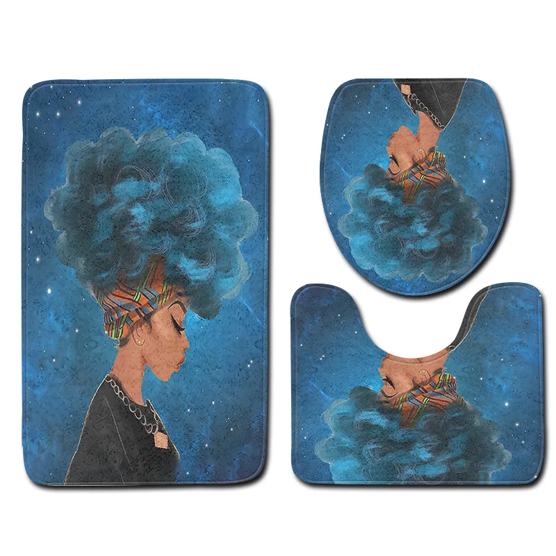 Creative African Woman Pattern 3pcs Mats For The Bathroom And Toilet Microfiber Floor Mats Bathroom Rugs Soft Toilet Bath Mats
Creative African Woman Pattern 3pcs Mats For The Bathroom And Toilet Microfiber Floor Mats Bathroom Rugs Soft Toilet Bath Mats