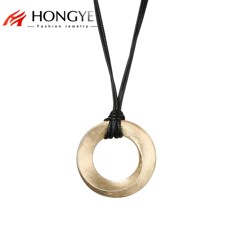 2022 fashion jewelry unique golden silver round brushed metal long collar women's necklace with classic 
2022 fashion jewelry unique golden silver round brushed metal long collar women's necklace with classic
