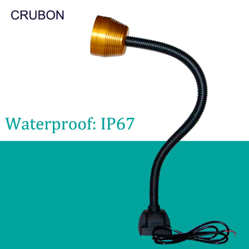 CRUBON 6W24V Soft Rod Waterproof Oil-proof and Dustproof LED Aluminum Alloy Work Light Fix Base CNC Machine Working Tooling Lamp
CRUBON 6W24V Soft Rod Waterproof Oil-proof and Dustproof LED Aluminum Alloy Work Light Fix Base CNC Machine Working Tooling Lamp