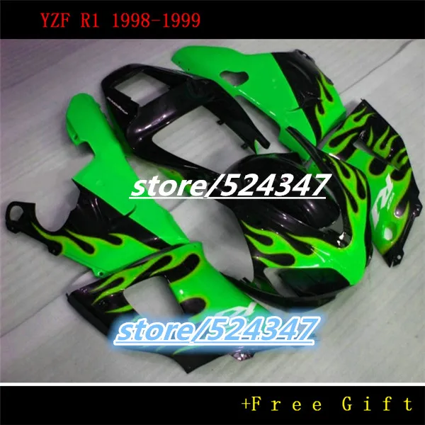 B Custom road/racing 100% fit Обтекатели набор для 1998 1999 YZF R1 98 99 YZFR1 green flame aftermarket Обтекатели наборы
B Custom road/racing 100% fit Обтекатели набор для 1998 1999 YZF R1 98 99 YZFR1 green flame aftermarket Обтекатели наборы