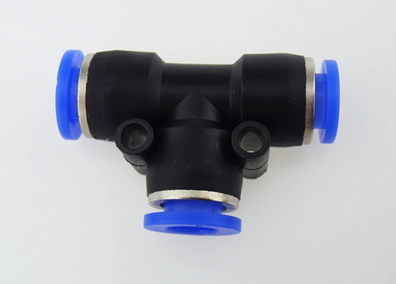 HIGH QUALITY 100Pcs PE6 Pneumatic 6mm to 6mm One Touch End T Connector Quick Fittings
HIGH QUALITY 100Pcs PE6 Pneumatic 6mm to 6mm One Touch End T Connector Quick Fittings