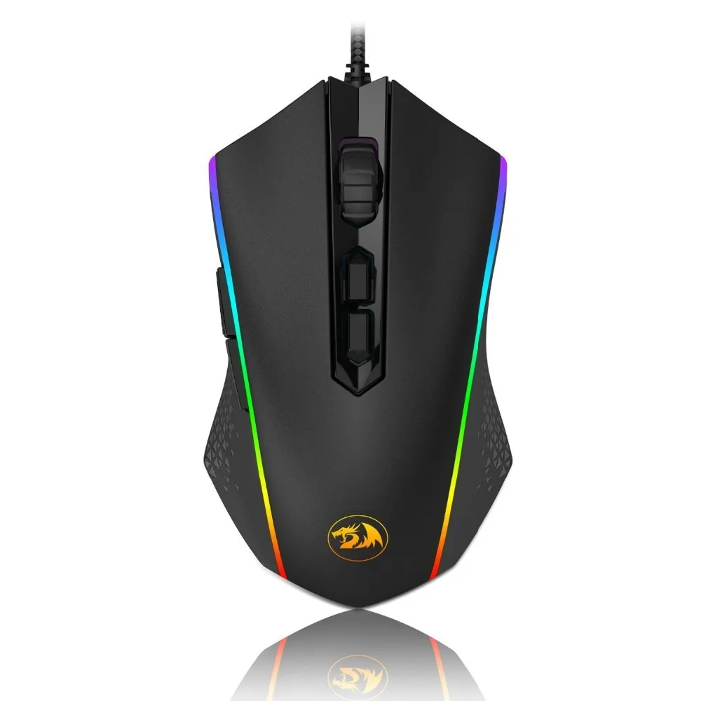 Проводная игровая мышь M711 Chroma 10000 DPI программируемая 16 8 миллионов RGB подсветка 7