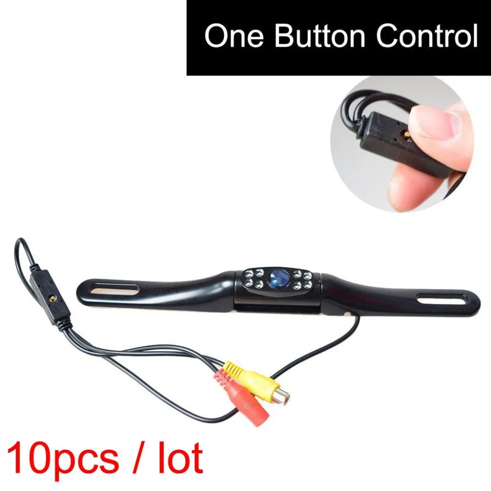 10pcs 12V/24V Car Truck Backup CameraHD CCD 180 Degree Viewing Angle Durable Metal 8 LED Night Vision License Plate Mount Style
10pcs 12V/24V Car Truck Backup CameraHD CCD 180 Degree Viewing Angle Durable Metal 8 LED Night Vision License Plate Mount Style