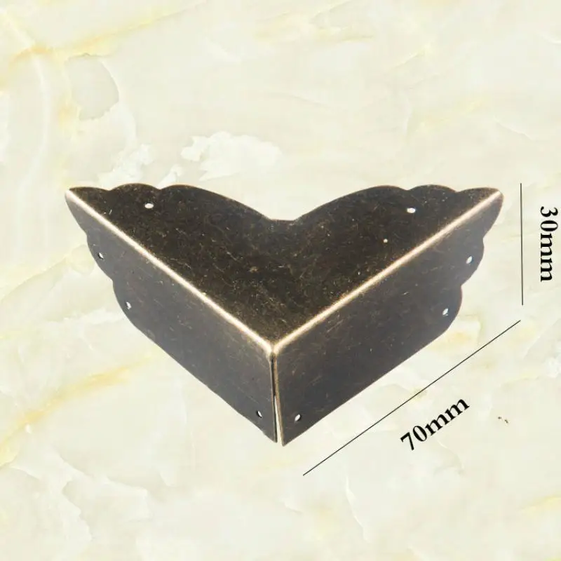 JD 4pcs 70mm Antique Wrap Angle Wooden Box Corner Furniture Corner Protection Angle Iron Wrap Angle
JD 4pcs 70mm Antique Wrap Angle Wooden Box Corner Furniture Corner Protection Angle Iron Wrap Angle