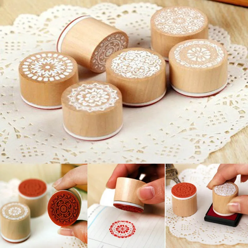 one piece Round Wooden Vintage Pattern Stamps Toy DIY Lace Series Drawing Paint Tools Graffiti toys for children
one piece Round Wooden Vintage Pattern Stamps Toy DIY Lace Series Drawing Paint Tools Graffiti toys for children