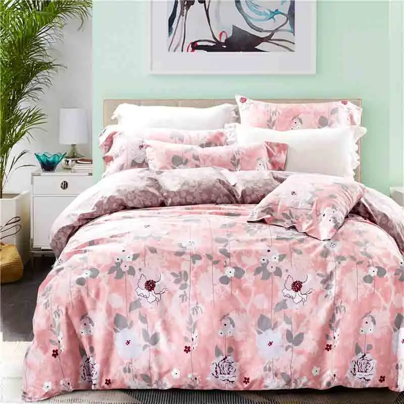 Luxury Bedding Set 4Pcs 100% Cotton Flowers Duvet Cover Set Bed Sheet Linen Quilt Bedclothes Pillowcase Set Scandinavian Style
Luxury Bedding Set 4Pcs 100% Cotton Flowers Duvet Cover Set Bed Sheet Linen Quilt Bedclothes Pillowcase Set Scandinavian Style
