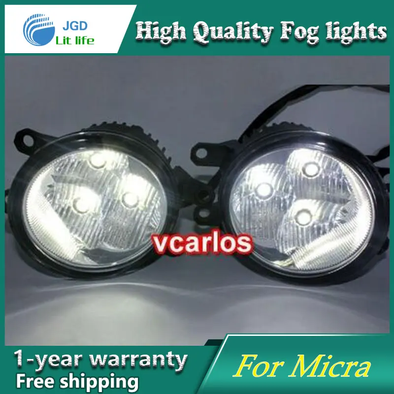 Светодиодные противотуманные фары 2 шт. для Nissan Micra March 2010|led fog light|fog lightled |